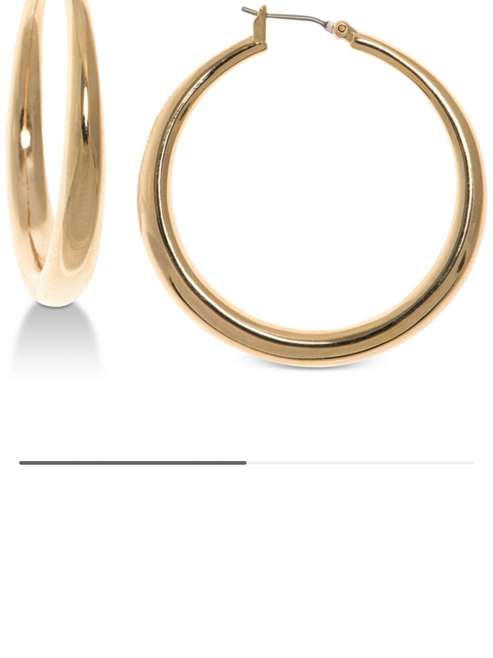 Lauren Ralph Lauren Gold-Tone Graduated Hoop Earrings